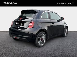 36000 : Hyundai Châteauroux - BPM Cars - FIAT 500 - 500 - Onyx Black pastel - Traction - Electrique