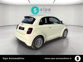 33140 : Hyundai - Sipa Automobiles – Bordeaux Sud - Villenave d’Ornon - FIAT 500e BERLINE Nouvelle 500 - 500 III ELECTRIQUE - Ice White - Automate à fonct. Continu - Courant électrique