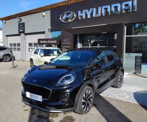 84120 : Hyundai PERTUIS - SA PEDINIELLI - FORD PUMA Titanium - PUMA II - NOIR - Boîte manuelle - Essence / Ethanol