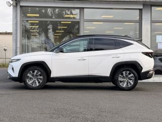 57200 : Hyundai Sarreguemines - Theobald Automobiles - HYUNDAI Tucson - Tucson - Serenity White Métal/Toit/rétros Black - Traction - Hybride : Essence/Electrique