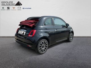 13300 : Hyundai Salon de Provence - Cap Milanesio - FIAT 500C  - 500C (09/2022) - Noir - Boîte manuelle - Essence sans plomb
