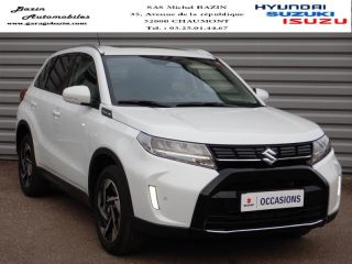 52000 : Hyundai Chaumont - Garage Michel Bazin - SUZUKI Vitara - Vitara - Cool White Pearl métallisé - Traction - Essence/Micro-Hybride