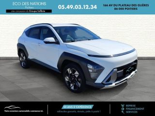 86000 : Hyundai Poitiers - Eco des Nations - HYUNDAI Kona - Kona - Atlas White - Traction - Hybride : Essence/Electrique