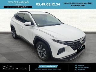 86000 : Hyundai Poitiers - Eco des Nations - HYUNDAI Tucson - Tucson - Blanc - Traction - Hybride : Essence/Electrique