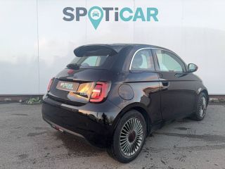 33140 : Hyundai Bordeaux Sud Villenave d'Ornon - Sipa Automobiles - FIAT 500e BERLINE MY22 SERIE 1 STEP 1 (RED) - 500 III - Noir - Automate à fonct. Continu - Courant électrique