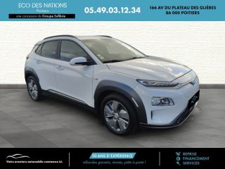 86000 : Hyundai Poitiers - Eco des Nations - HYUNDAI Kona - Kona - Chalk White Métal - Traction - Electrique