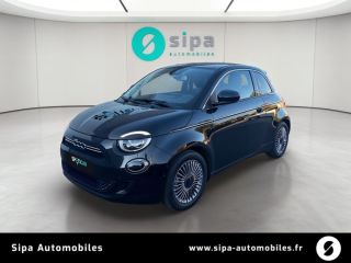 33140 : Hyundai - Sipa Automobiles – Bordeaux Sud - Villenave d’Ornon - FIAT 500e BERLINE Nouvelle 500 - 500 III ELECTRIQUE - Onyx Black - Automate à fonct. Continu - Courant électrique