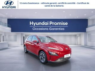 29000 : Hyundai Quimper - Iroise Automobiles - HYUNDAI Kona - Kona - Sunset Red Métal - Traction - Electrique
