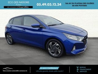 86000 : Hyundai Poitiers - Eco des Nations - HYUNDAI i20 - i20 - Intense Blue Métal - Traction - Essence