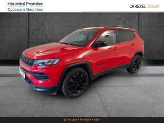59187 : Hyundai Douai - Groupe Lempereur - JEEP Compass - Compass - Colorado Red+toit noir - Transmission intégrale - Hybride rechargeable : Essence/Electrique
