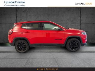 59187 : Hyundai Douai - Groupe Lempereur - JEEP Compass - Compass - Colorado Red+toit noir - Transmission intégrale - Hybride rechargeable : Essence/Electrique