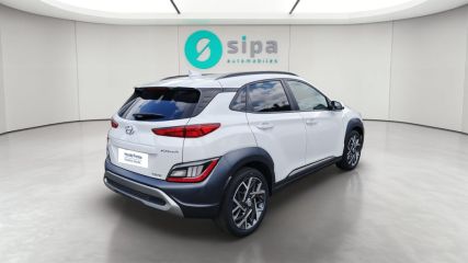33140 : Hyundai Bordeaux Sud Villenave d'Ornon - Sipa Automobiles - HYUNDAI KONA HYBRID Executive - KONA HYBRID (10/2020) - BLANC - Automate sequentiel - Essence / Courant électrique