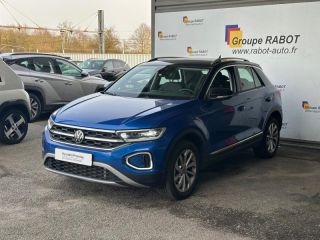 78310 : Hyundai Coignières - Socohy | Groupe Rabot - VOLKSWAGEN T-Roc - T-Roc - Bleu Ravenna métallisée/Toit Noir - Traction - Essence