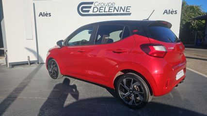 30100 : Hyundai Alès - Auto Hall - HYUNDAI i10 N Line - i10 III - DRAGON RED/PHANTOM B - Boîte manuelle - Essence sans plomb