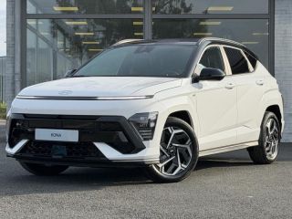 57200 : Hyundai Sarreguemines - Theobald Automobiles - HYUNDAI Kona - Kona - Atlas White/Toit/rétros Black - Traction - Hybride : Essence/Electrique