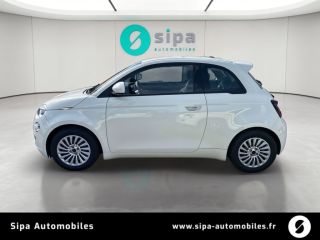 33140 : Hyundai - Sipa Automobiles – Bordeaux Sud - Villenave d’Ornon - FIAT 500e BERLINE MY22 SERIE 1 STEP 1 Icône Plus '2021' - 500 III ELECTRIQUE - Bossanova White - Automate à fonct. Continu - Courant électrique