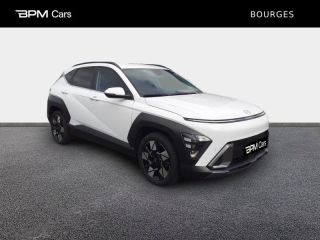 18230 : Hyundai Bourges - BPM Cars - HYUNDAI Kona - Kona - Atlas White - Traction - Hybride : Essence/Electrique