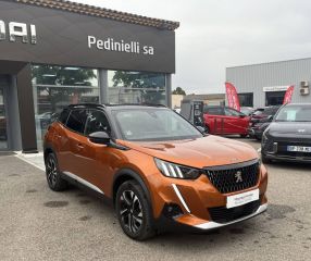 04100 : Hyundai Manosque - Pedinielli - PEUGEOT 2008 GT Line - 2008 II - Orange - Boîte manuelle - Essence sans plomb