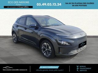 86000 : Hyundai Poitiers - Eco des Nations - HYUNDAI Kona - Kona - Gris fonce - Traction - Electrique