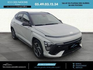 86000 : Hyundai Poitiers - Eco des Nations - HYUNDAI Kona - Kona - Ecotronic Gray prl mtl/Toit/rétros Black - Traction - Hybride : Essence/Electrique