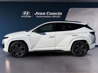 06130 : Hyundai Grasse - Garage Jean Cauvin - HYUNDAI TUCSON N Line Executive - TUCSON IV - Blanc - Boîte automatique - Essence / Courant électrique