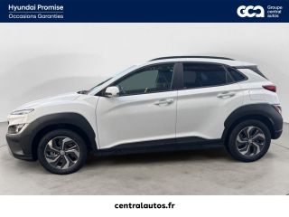69340 : Hyundai Lyon Ouest - Groupe Central Autos - HYUNDAI KONA HYBRID Intuitive - KONA - Blanc - Automate sequentiel - Essence / Courant électrique