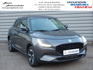 52000 : Hyundai Chaumont - Garage Michel Bazin - SUZUKI Swift - Swift - Mineral Gray Metal - Transmission intégrale - Essence/Micro-Hybride