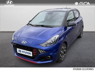 35510 : Hyundai Rennes - GCA - HYUNDAI i10 - i10 - Intense Blue Métal/Toit/rétros Black - Traction - Essence