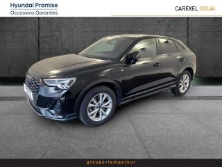 59187 : Hyundai Douai - Groupe Lempereur - AUDI Q3 Sportback - Q3 Sportback - Noir Mythic métallisé - Traction - Hybride rechargeable : Essence/Electrique
