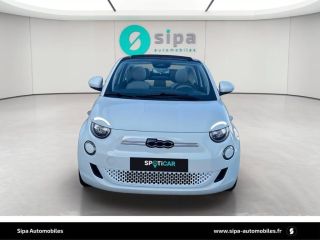 33140 : Hyundai Bordeaux Sud Villenave d'Ornon - Sipa Automobiles - FIAT 500e CABRIOLET Nouvelle 500 - 500 III ELECTRIQUE - Blanc - Automate à fonct. Continu - Courant électrique