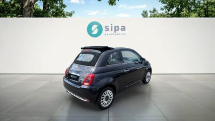 33140 : Hyundai Bordeaux Sud Villenave d'Ornon - Sipa Automobiles - FIAT 500C SERIE 8 EURO 6D-TEMP Lounge - 500 II - NOIR - Boîte manuelle - Essence sans plomb