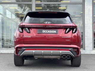 57200 : Hyundai Sarreguemines - Theobald Automobiles - HYUNDAI Tucson - Tucson - Sunset Red Métal - Transmission intégrale - Hybride rechargeable : Essence/Electrique