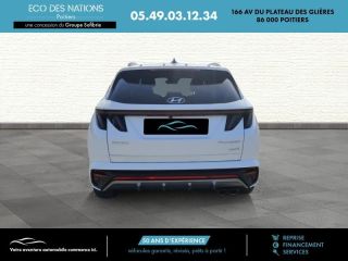 86000 : Hyundai Poitiers - Eco des Nations - HYUNDAI Tucson - Tucson - Serenity White Métal - Traction - Hybride : Essence/Electrique