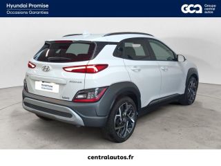 69300 : Hyundai Lyon Nord - Groupe Central Autos - HYUNDAI KONA HYBRID Executive - KONA - Blanc - Automate sequentiel - Essence / Courant électrique