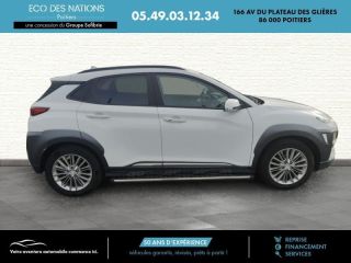 86000 : Hyundai Poitiers - Eco des Nations - HYUNDAI Kona - Kona - Chalk White Métal - Traction - Essence