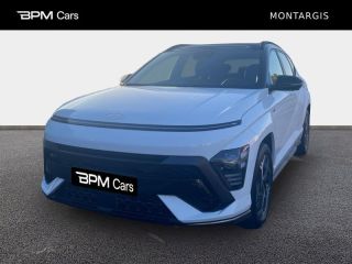 45200 : Hyundai Montargis - BPM Cars - HYUNDAI Kona - Kona - Atlas White/Toit/rétros Black - Traction - Hybride : Essence/Electrique