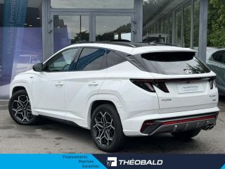 57100 : Hyundai Thionville - Théobald Automobiles - HYUNDAI Tucson - Tucson - Serenity White Métal/Toit/rétros Black - Traction - Hybride : Essence/Electrique