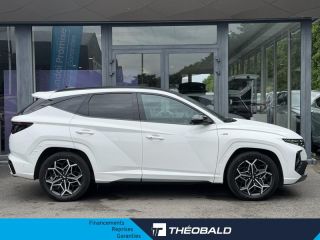 57100 : Hyundai Thionville - Théobald Automobiles - HYUNDAI Tucson - Tucson - Serenity White Métal/Toit/rétros Black - Traction - Hybride : Essence/Electrique