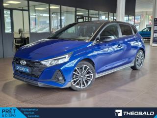 57685 : Hyundai Metz - Theobald Automobiles - HYUNDAI i20 - i20 - Intense Blue Métal/Toit/rétro Black - Traction - Essence/Micro-Hybride