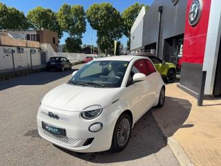 04100 : Hyundai Manosque - Pedinielli - FIAT 500e BERLINE MY22 SERIE 1 STEP 2 Icône - 500 III ELECTRIQUE - Blanc - Automate à fonct. Continu - Courant électrique