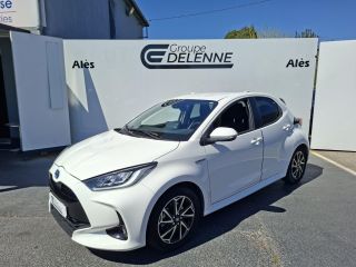 30100 : Hyundai Alès - Auto Hall - TOYOTA YARIS HYBRIDE MY20 Design - YARIS IV - Blanc - Automate à fonct. Continu - Essence / Courant électrique