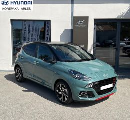 13200 : HYUNDAI Arles - Lexa Automobile - HYUNDAI i10 N Line - i10 III - MANGROVE GREEN - Boîte manuelle - Essence sans plomb