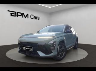92250 : Hyundai La Garenne-Colombes - BPM Cars - HYUNDAI Kona - Kona - Mirage Green/Toit/rétros Black - Traction - Hybride : Essence/Electrique