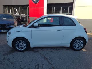 04100 : Hyundai Manosque - Pedinielli - FIAT 500e BERLINE Action Plus - 500 III - Blanc                                              - Automate à fonct. Continu - Courant électrique