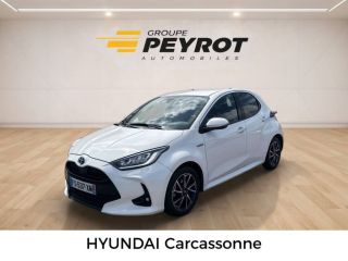 11020 : Hyundai Carcassonne - HMDS - TOYOTA YARIS HYBRIDE MY20 Design - YARIS IV - BLANC - Automate à fonct. Continu - Essence / Courant électrique