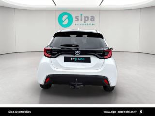 33140 : Hyundai Bordeaux Sud Villenave d'Ornon - Sipa Automobiles - TOYOTA YARIS HYBRIDE MY22 Design - YARIS IV - Blanc - Automate à fonct. Continu - Essence / Courant électrique