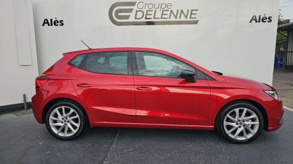 30100 : Hyundai Alès - Auto Hall - SEAT IBIZA FR - IBIZA V - Rouge - Automate sequentiel - Essence sans plomb