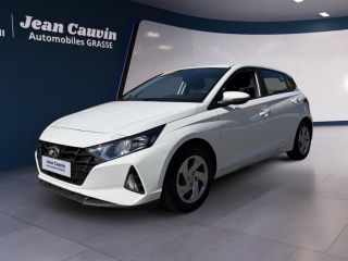 06130 : Hyundai Grasse - Garage Jean Cauvin - HYUNDAI i20 Initia - i20 III - Blanc - Boîte manuelle - Essence sans plomb