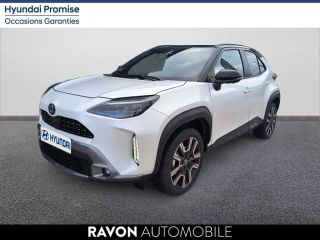42100 : Hyundai Saint-Etienne - Ravon Automobile - TOYOTA YARIS CROSS HYBRIDE Premiere - YARIS CROSS - Blanc - Automate à fonct. Continu - Essence / Courant électrique