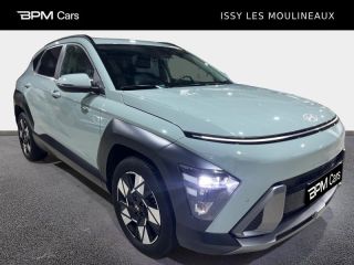 92130 : Hyundai ISSY-LES-MOULINEAUX - BPM Cars - HYUNDAI Kona - Kona - Vert - Traction - Hybride : Essence/Electrique
